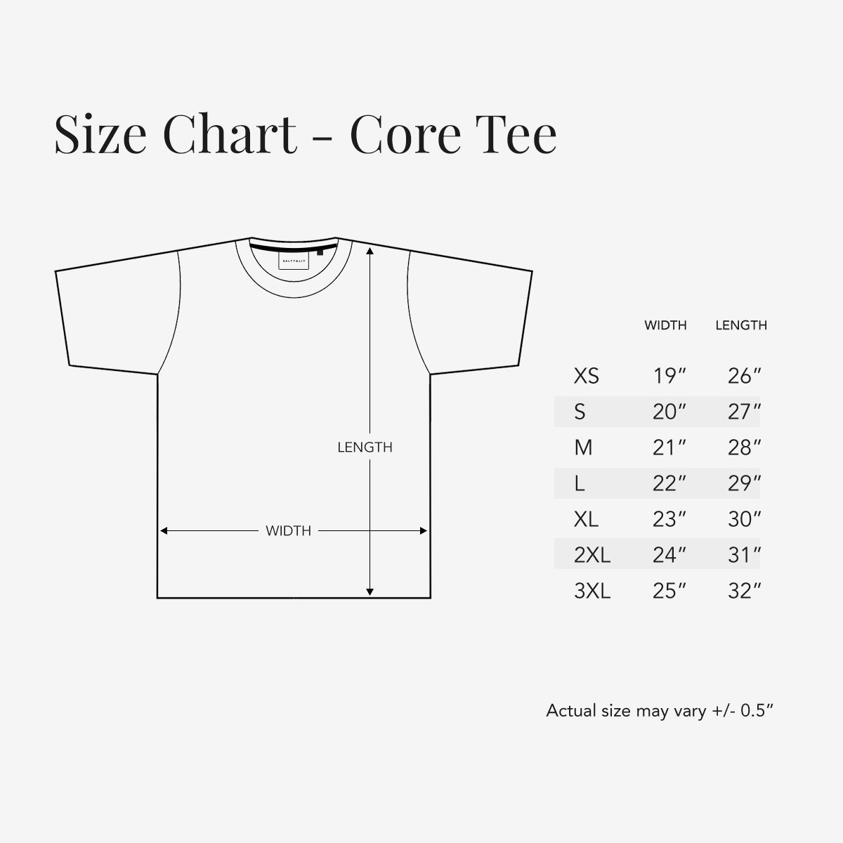 Core Tee - Blue