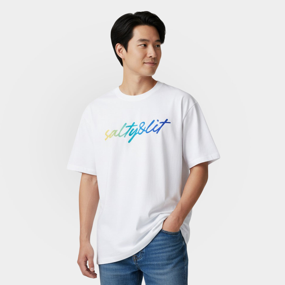 Script Logo Tee - Sand